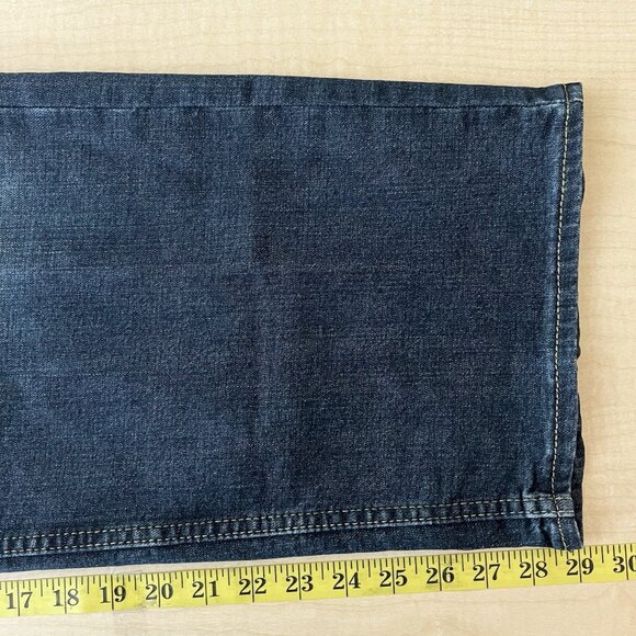 Signature Levi Strauss Men's S61 Relaxed Blue Jeans 42x30 Straight Leg Stretch - Picture 10 of 12